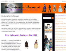 Tablet Screenshot of bestcostumesforhalloween.net